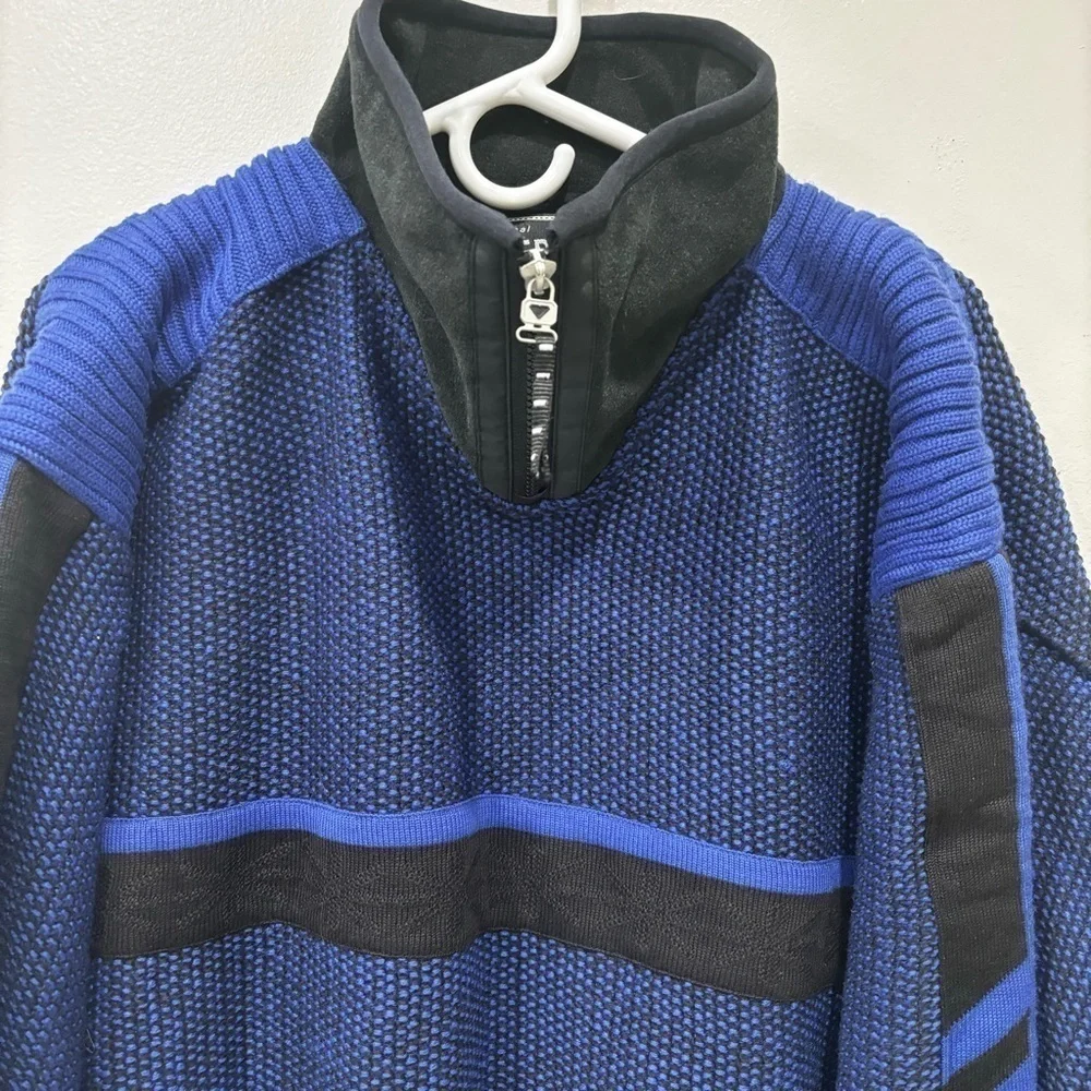 Obermeyer Vintage Whistler Ski Sweater Wool Blend Heavyweight Men’s Size XL